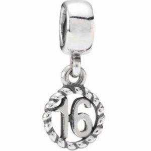 Pandora “16” charm authentic